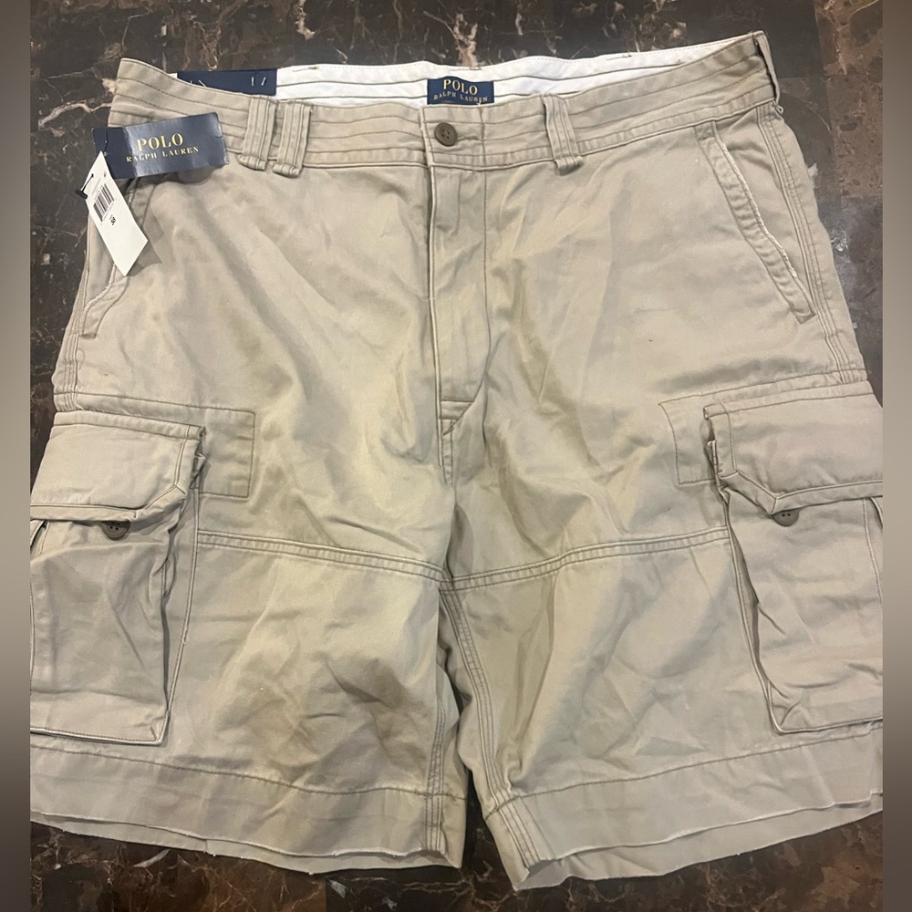 Polo by Ralph Lauren Men's Beige Cargo Shorts